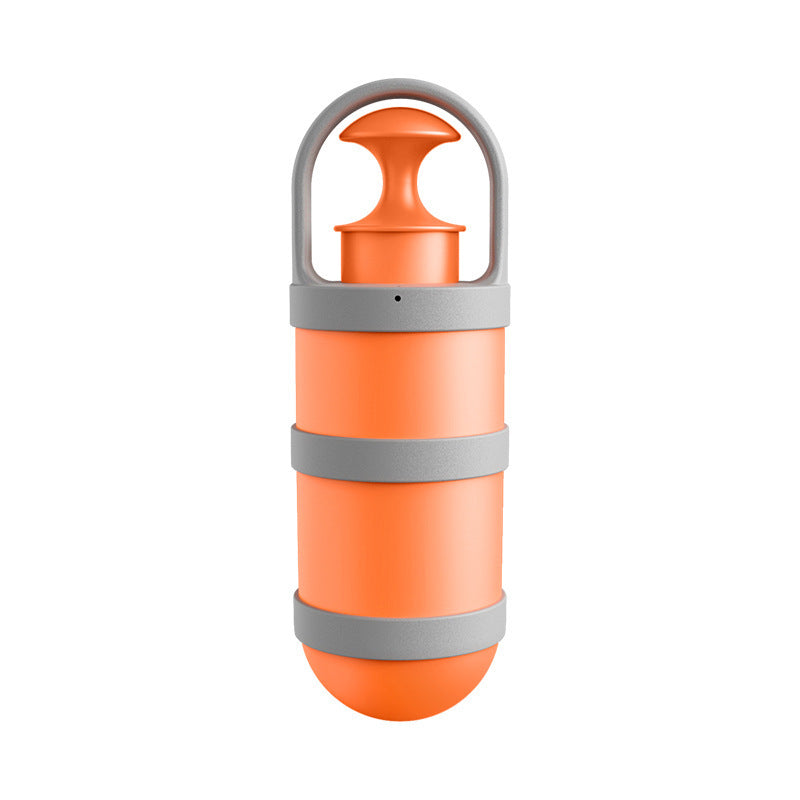 Orange and grey Hygienic Portable Dog Pooper Scooper with Integrated Bag Dispenser - Effortless Pet Waste Cleanup - Factory Direct Shop