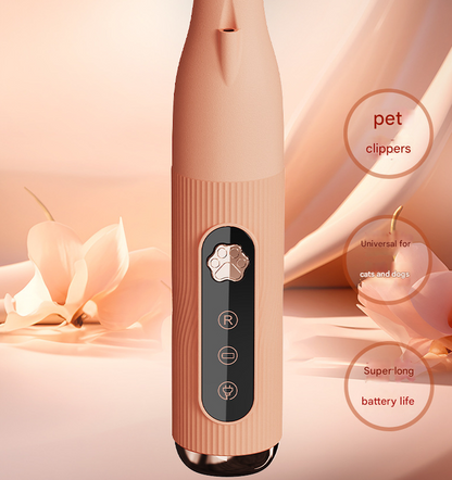 Khaki Precision Pet Paw Trimmer - Waterproof & Rechargeable Grooming Clipper for Dog & Cat Paws, Eyes, and Ears - Factory Direct Shop