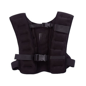 Black Premium Adjustable Weighted Vest for Strength Training, Running, and Cardio Fitness(5KG)