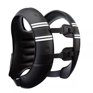 Black Gym Partner Weighted Vest - Adjustable & Reflective for Running, Training & Strength Building(8KG)