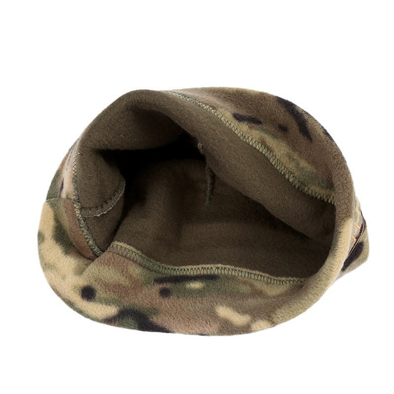 CP color Outdoor Thermal Fleece Balaclava - Windproof Cycling Hat & Neck Warmer for Winter Sports - Thickened Cold Weather Face Mask Hood