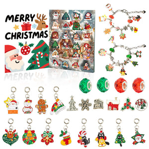 24-Day DIY Christmas Advent Calendar Jewelry Kit(RC469-2)