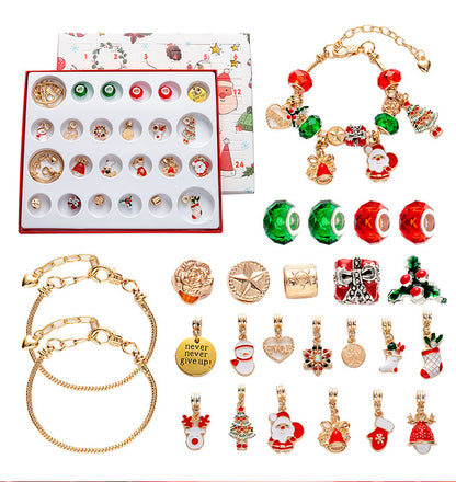 24-Day DIY Christmas Advent Calendar Jewelry Kit(RC469-2)