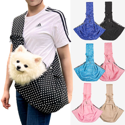 Green Pet Carrier Backpack - Comfortable Shoulder Bag for Cats and Dogs, Ideal for Outdoor Use in Autumn and Winter