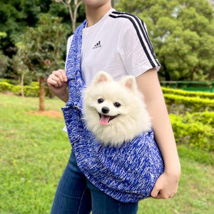 Dark blue Pet Carrier Backpack - Comfortable Shoulder Bag for Cats and Dogs, Ideal for Outdoor Use in Autumn and Winter - Factory Direct Shop