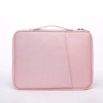 Pink 360° Protective Laptop & Tablet Sleeve with Accessory Organizer - Water - Repellent Carrying Case - Factory Direct Shop