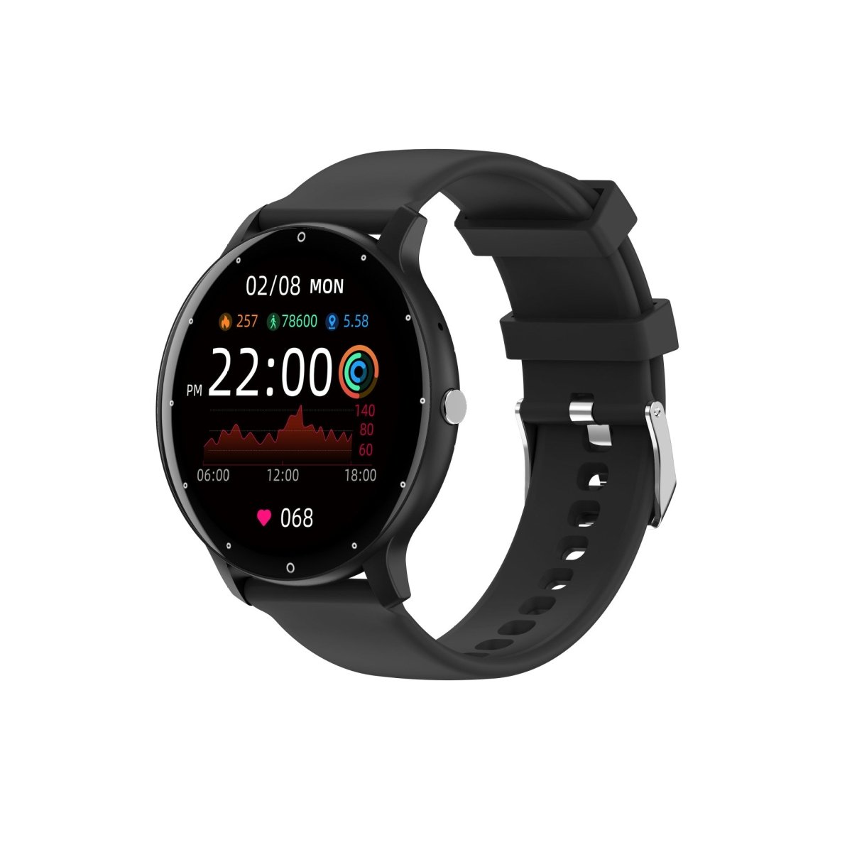 Feature - Rich Smartwatch: 1.28 HD Display Bluetooth Calling Extensive Sports Tracking (black)" - Factory Direct Shop