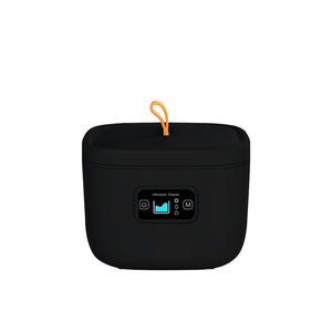 Professional Ultrasonic Cleaner with UV Light - 45000Hz for Dentures, Retainers, Jewelry & More(black)