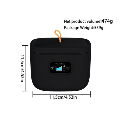 Professional Ultrasonic Cleaner with UV Light - 45000Hz for Dentures, Retainers, Jewelry & More(white)