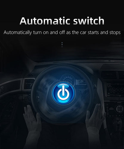 Compact OBD2 Car Head-Up Display (HUD) - Digital Speedometer with 5 Alarm Functions & Adaptive Brightness(black)