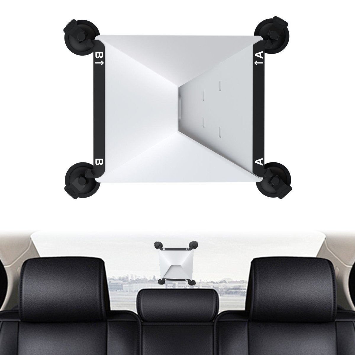 Starlink Mini Heavy - Duty Suction Cup Mount - Black - Factory Direct Shop