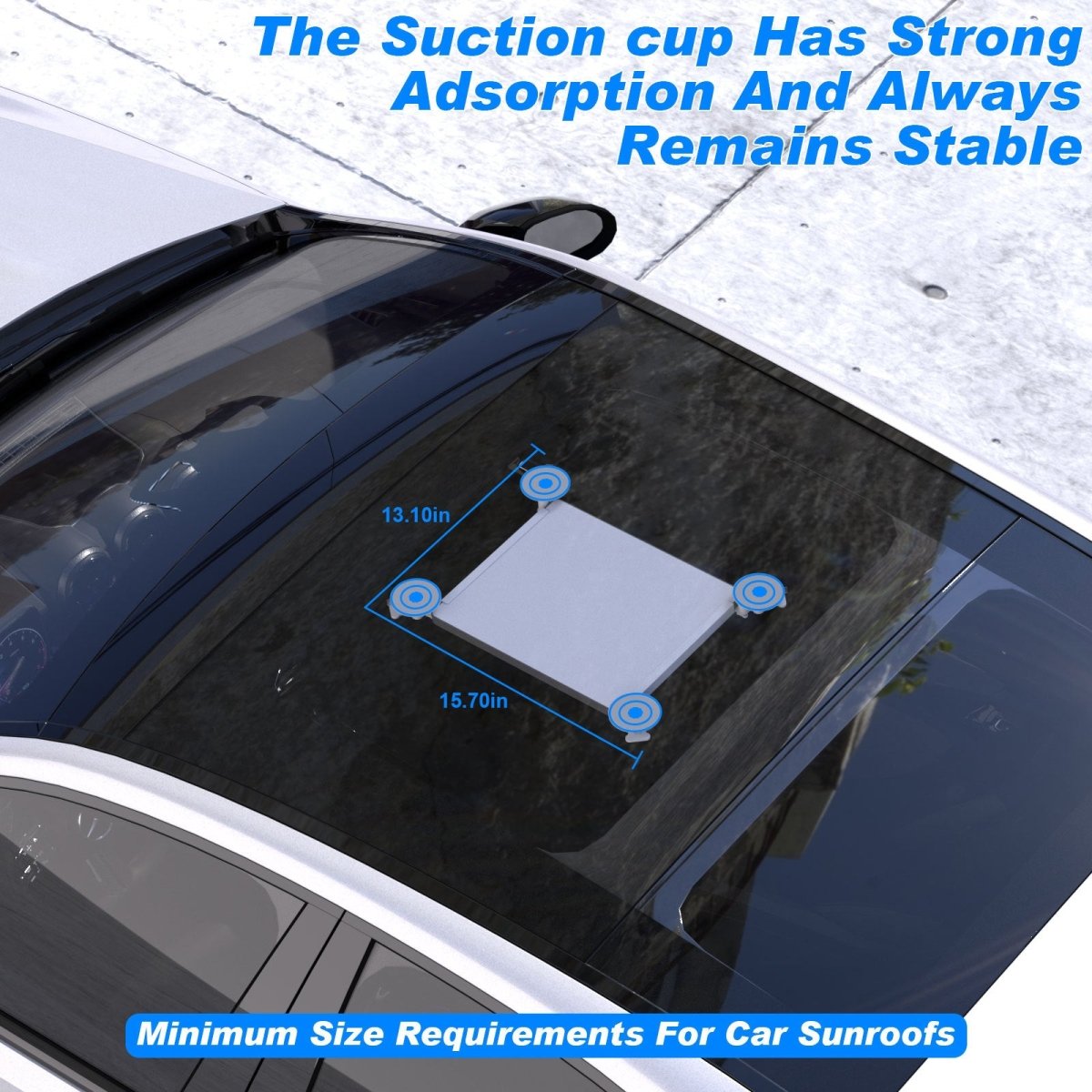 Starlink Mini Heavy - Duty Suction Cup Mount - White - Factory Direct Shop