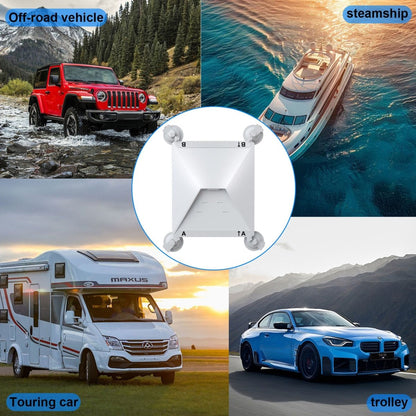 Starlink Mini Heavy - Duty Suction Cup Mount - White - Factory Direct Shop
