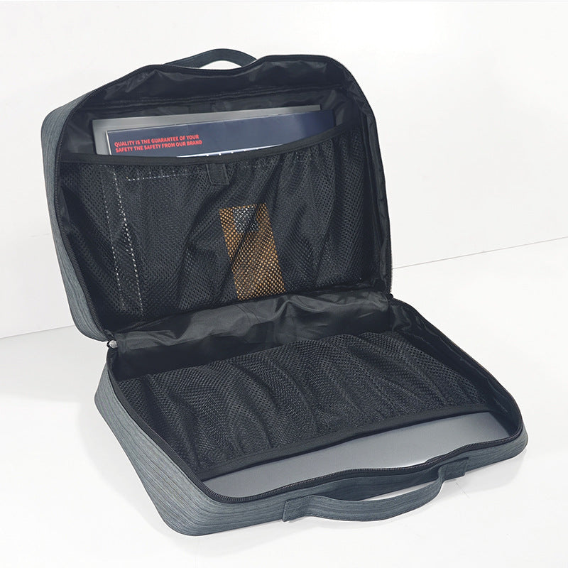 Heather Grey Versatile Travel Organizer Bag with Luggage Sleeve - Portable Carry - On for Laptop, Shoes & Accessories - Factory Direct Shop