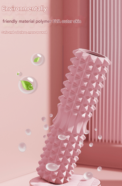 Purple High - Density 3D Trigger Point Foam Roller - Solid Core Massager for Deep Tissue Muscle Recovery & Yoga - Factory Direct Shop