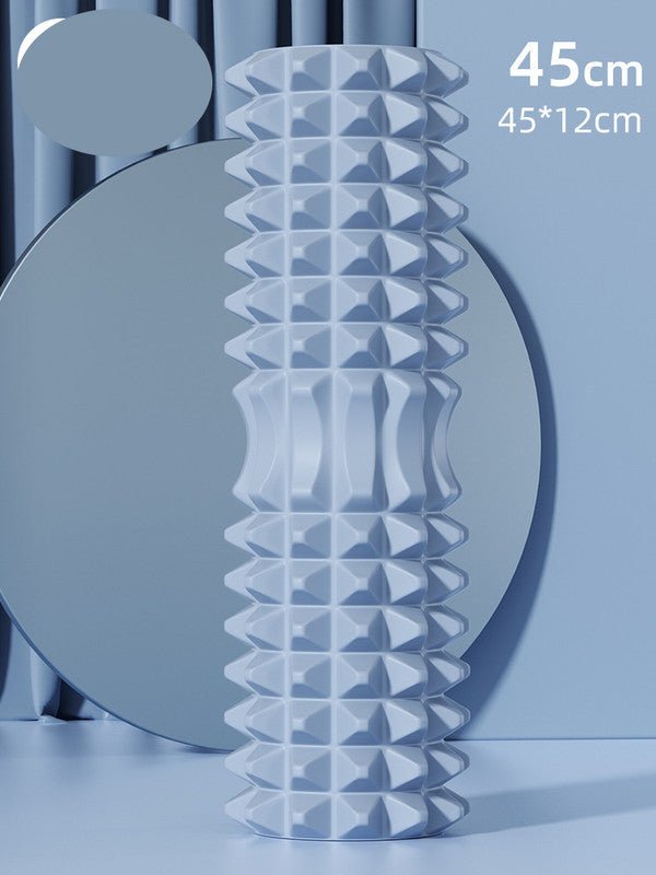 Blue High - Density 3D Trigger Point Foam Roller - Solid Core Massager for Deep Tissue Muscle Recovery & Yoga - Factory Direct Shop