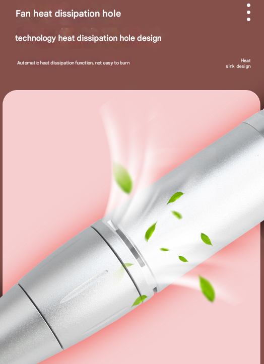 White Professional Rechargeable Nail Drill Machine - 45000RPM Portable E-File Kit for Acrylic, Gel, Polishing & Manicure