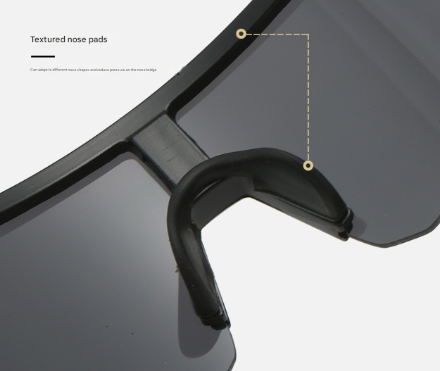 Pink Temples and Colorful Lenses Unisex Sport Cycling Sunglasses - Lightweight Wraparound Eyewear for Running & Outdoor Activities