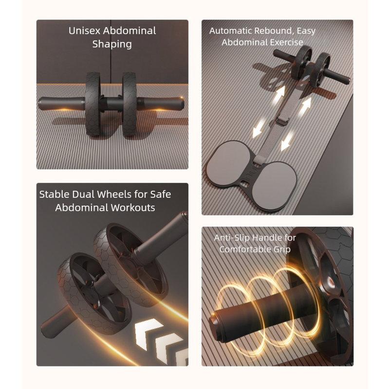 AB Roller Knee Pad-Grey