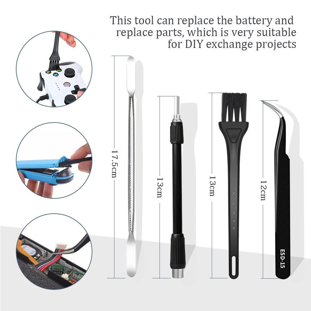 Professional 140-in-1 Precision Screwdriver Repair Tool Kit in Portable Oxford Bag (blue)