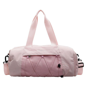 Gym Bag Womens Duffel Wet - Dry Pocket - Pink - Factory Direct Shop