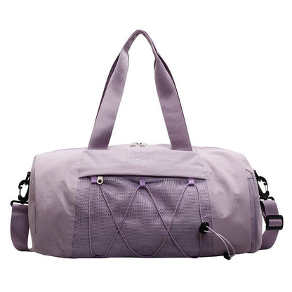 Gym Bag Womens Duffel Wet - Dry Pocket - Purple - Factory Direct Shop