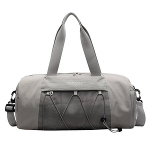 Gym Bag Womens Duffel Wet - Dry Pocket - Grey - Factory Direct Shop