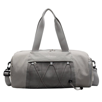 Gym Bag Womens Duffel Wet - Dry Pocket - Grey - Factory Direct Shop
