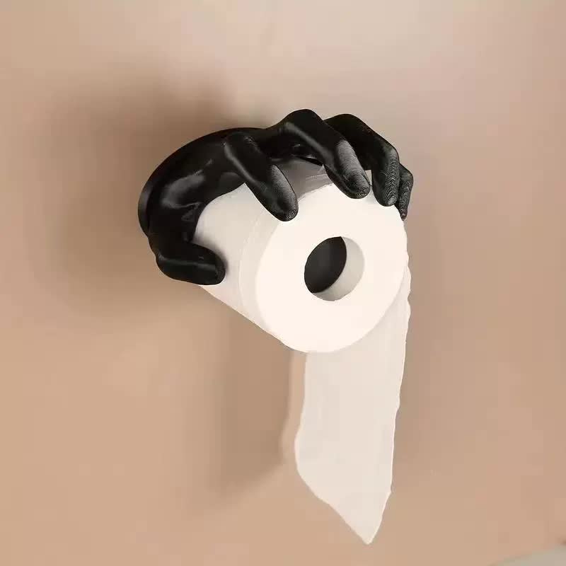 Creative Hand - Shaped Toilet Paper Holder - Unique Wall - Mounted Design - Factory Direct Shop