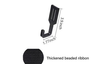 2-Piece Tree Stand Gear Hanger Set - Tactical Webbing Straps with 5 Hooks for Hunting & Camping