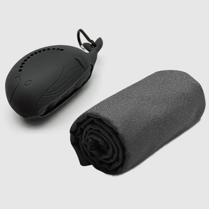 Gym Towel Quick Dry 2 - piece - Dark Grey - Factory Direct Shop
