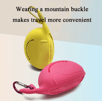 Blue 2 - PCS Smart Whale Silicone Case Quick - Dry Towel Set - Portable & Cooling for Gym & Travel - Factory Direct Shop