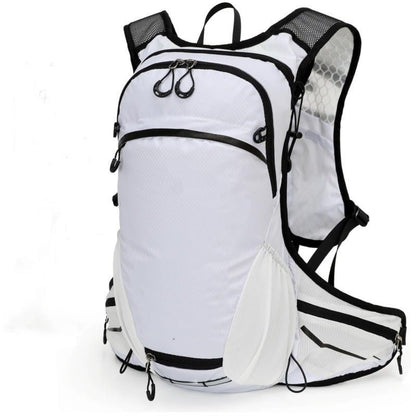 White Lightweight Outdoor Hiking Backpack Nylon Daypack for Cycling Camping and Mountaineering Breathable Sports Bag Ideal for Australian Adventures - Factory Direct Shop