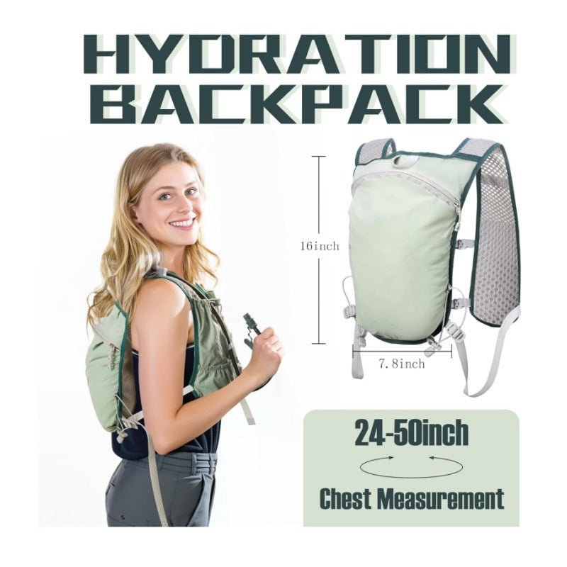 Lightweight Hydration Backpack Running Vest with Adjustable Chest Straps Breathable Trail Running Pack for Cycling and Marathons Fits 24 - 50 Inch Chest - Factory Direct Shop