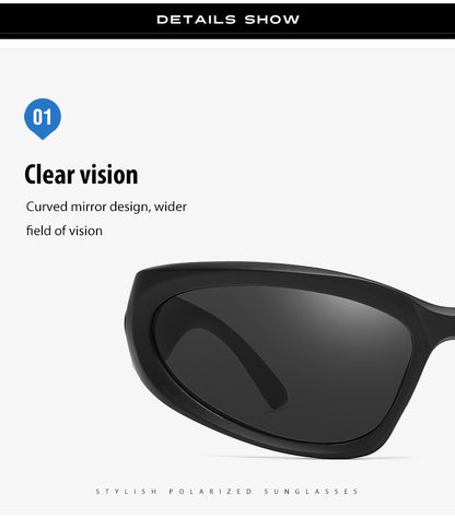 2 Pack Pink+ Blue Sports Sunglasses Men Small Frame Cycling Glasses Anti-Glare UV Protection Outdoor Eyewear Ideal for Driving and Running