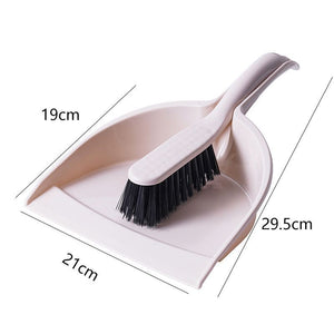 Pink Mini Dustpan and Brush Set Handheld Sweeping Broom with Rubber Lip for Desktop Kitchen Car and Camping Cleaning - Factory Direct Shop