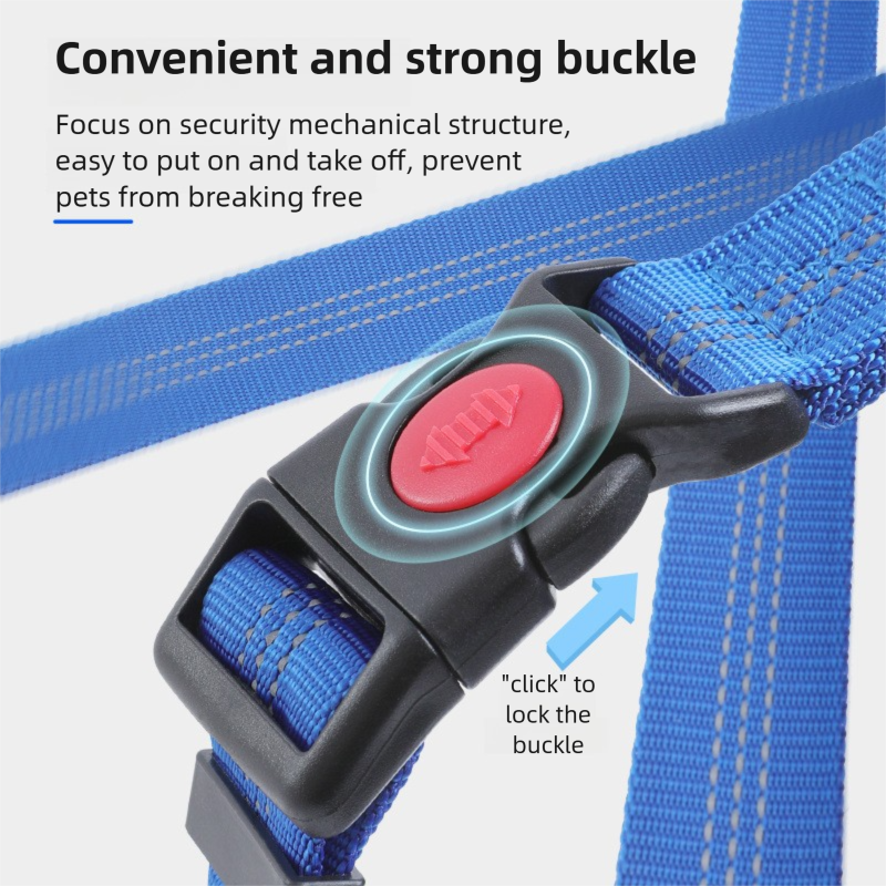 2PC Grey Adjustable Dog Car Safety Seat Belt Leash - Anti-Shock Bungee Headrest Restraint with Reflective Stitching & 316 Stainless Steel Clip