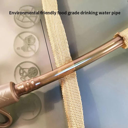 Outdoor Green 2.5L Hydration Bladder for Running & Cycling - Eco - Friendly PEVA Material Water Reservoir Pack Insert with Bite Valve & 93CM Water Pipe - Factory Direct Shop