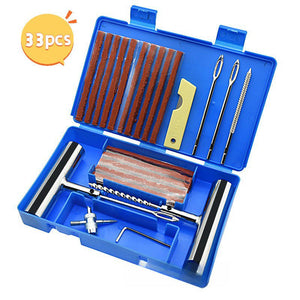 Tyre Repair Kit 33 - Piece Heavy Duty Tubeless - Factory Direct Shop