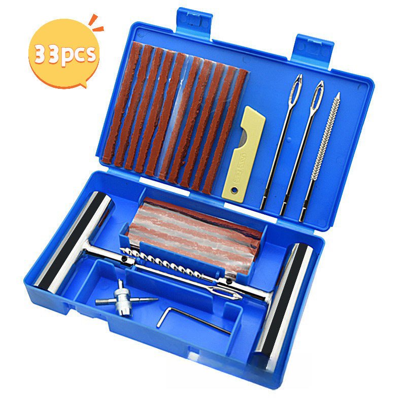 Tyre Repair Kit 33 - Piece Heavy Duty Tubeless - Factory Direct Shop
