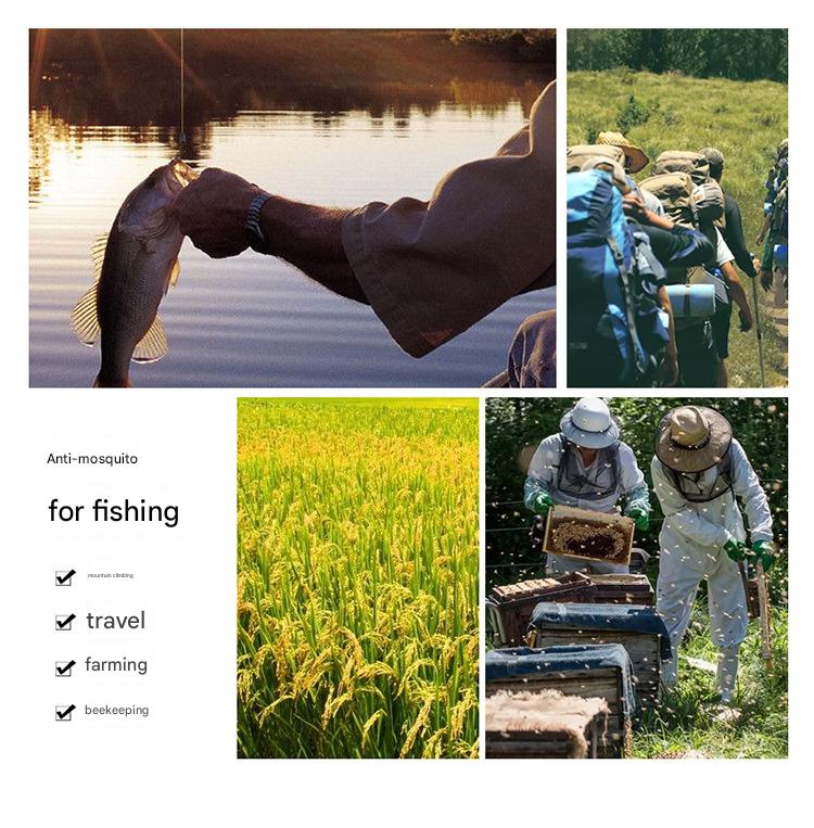 Letter gray Outdoor Fishing Hat with Mesh Head Net Sun Protection Bucket Cap Anti - Mosquito Fly Guard for Gardening Hiking & Beekeeping - Factory Direct Shop