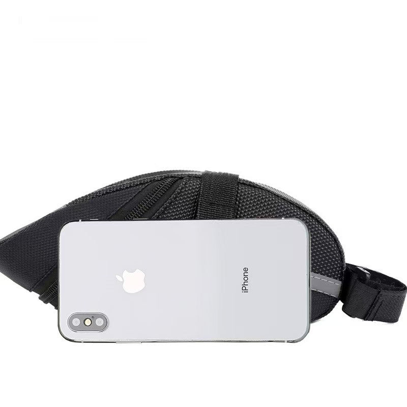Black Water Resistant Bicycle Saddle Bag Under Seat Wedge Pack with Reflective Strip and Quick Release Strap for MTB Road Bikes