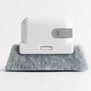 5 - PCS Grey Window Track Cleaning Brush Tool Handheld Groove Gap Cleaner with Scraper Small Scrubbing Brush for Sliding Door Rails and Sills - Factory Direct Shop