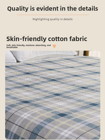 Washable Incontinence Bed Pad 180x200cm Reusable Waterproof Mattress Protector with Non-Slip Backing 4-Layer Absorbent Underpad for Elderly and Adults Smoky gray