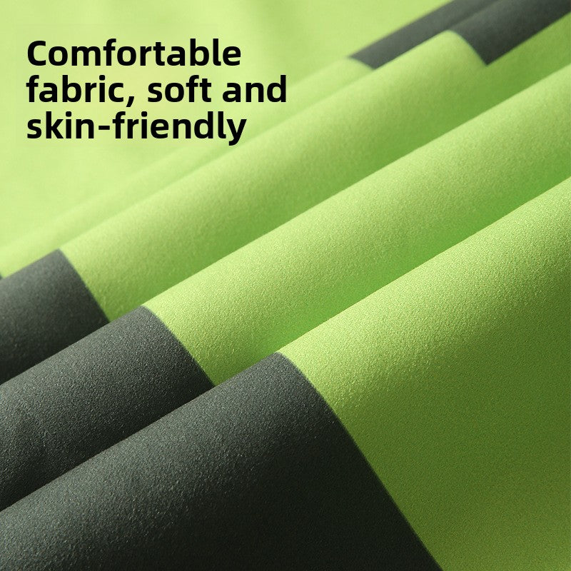 Sand Free Microfibre Beach Towel - "Hello Summer" Pool Print Quick Dry Travel Towel 70x150cm(200GSM) - Lightweight Absorbent for Beach, Swimming & Camping