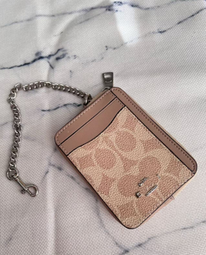 2 Pack Women's Mini Zip Card Holder & Coin Purse with Keychain - Signature Milk Tea & Tri - Colour Block - Compact ID Wallet for Travel & Commuting - Factory Direct Shop