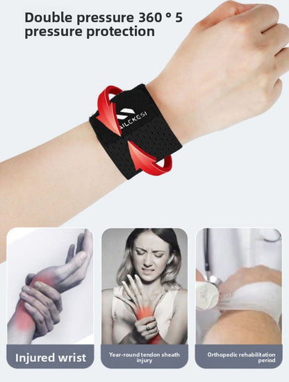 2PCS Adjustable Wrist Support Brace Ultra Thin Breathable Mesh Wrap for Sports Tennis Gym & Daily Office Use One Size Fits Most Graphite Black - Factory Direct Shop