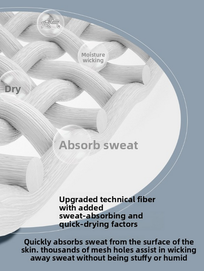 3 PCS Cooling Sports Headband Ice Silk Moisture Wicking Sweat Band for Running Gym & Yoga Non Slip White & Geometric Tech Pattern Black and Grey