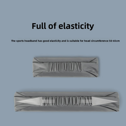 3 PCS Cooling Sports Headband Camouflage Print Ice Silk Sweat Band for Running Gym & Yoga Non Slip Stretchy Camo Red Blue & Grey