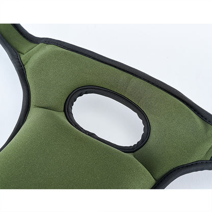 Waterproof Garden Knee Pads High Density EVA Foam Cushion for Weeding & Cleaning Adjustable Neoprene Straps Dark Green 1 Pair